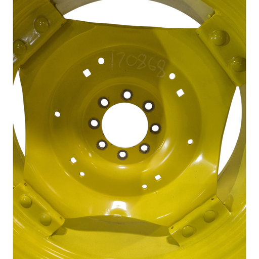 [NTS-170868] 8-Hole Clamp/U-Clamp Style (groups of 2 bolts) Center for 34" Rim, John Deere Yellow