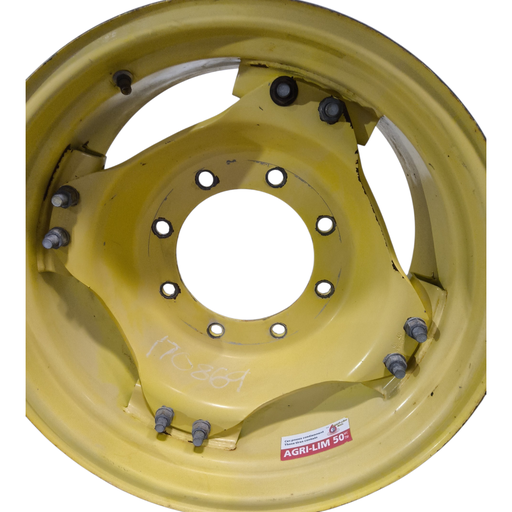 [NTS-170869] 8-Hole Clamp/Loop Style (groups of 2 bolts) Center for 24" Rim, John Deere Yellow
