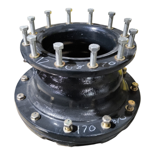 [NTS-170870] 12 to 12-Hole 16"L FWD Spacer(2-PC OE Style), Black