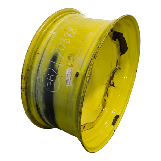[NTS-170888] 15"W x 34"D, John Deere Yellow 12-Hole Waffle Wheel (Groups of 3 bolts)