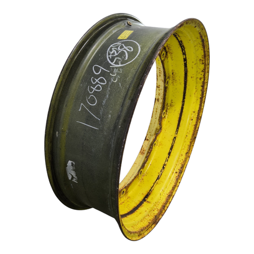 [NTS-170889] 12"W x 38"D, John Deere Yellow 12-Hole Stub Disc , 1.75" Offset