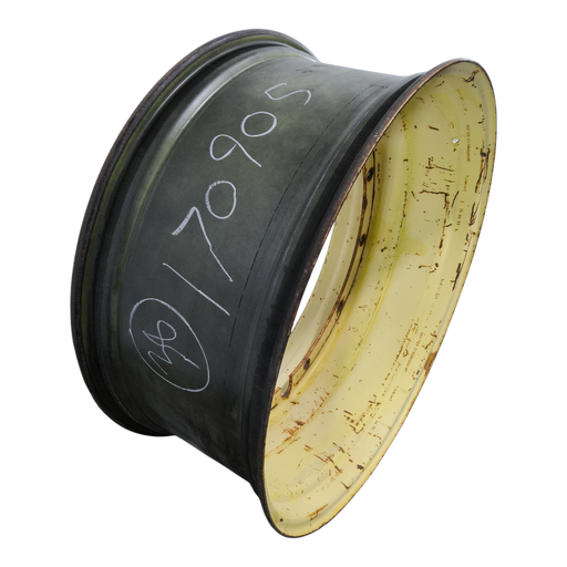 [NTS-170905] 16"W x 38"D, John Deere Yellow 12-Hole Stub Disc , -3.38" Offset