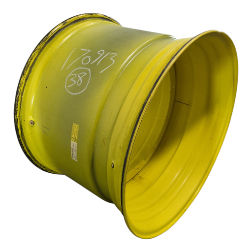[NTS-170913] 27"W x 38"D, John Deere Yellow 12-Hole Stub Disc , -0.38" Offset
