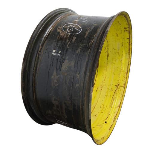 [NTS-170931] 18"W x 38"D, John Deere Yellow 12-Hole Stub Disc , -3.88" Offset