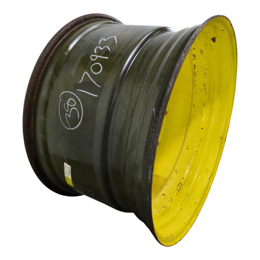 [NTS-170933] 23"W x 38"D, John Deere Yellow 12-Hole Stub Disc , -3.38" Offset