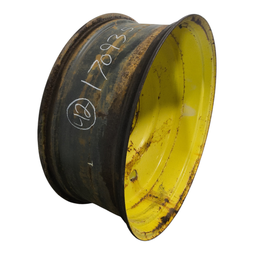 [NTS-170935] 16"W x 42"D, John Deere Yellow 10-Hole Formed Plate , -6.88" Offset