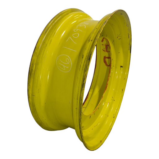 [NTS-170938] 16"W x 46"D, John Deere Yellow 12-Hole Stub Disc (groups of 3 bolts) , 1.94" Offset