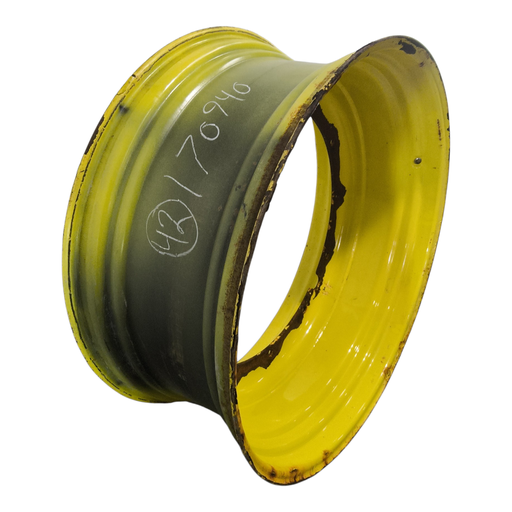 [NTS-170940] 18"W x 42"D, John Deere Yellow 12-Hole Stub Disc , -3.25" Offset