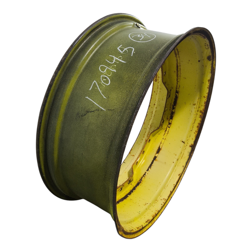 [NTS-170945] 13"W x 34"D, John Deere Yellow 12-Hole Waffle Wheel (Groups of 3 bolts)