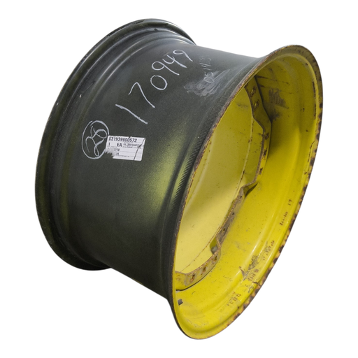 [NTS-170949] 15"W x 28"D, John Deere Yellow 12-Hole Waffle Wheel (Groups of 3 bolts)
