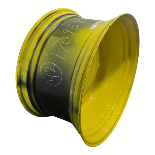[NTS-170958] 23"W x 42"D, John Deere Yellow 12-Hole Stub Disc , -3.25" Offset