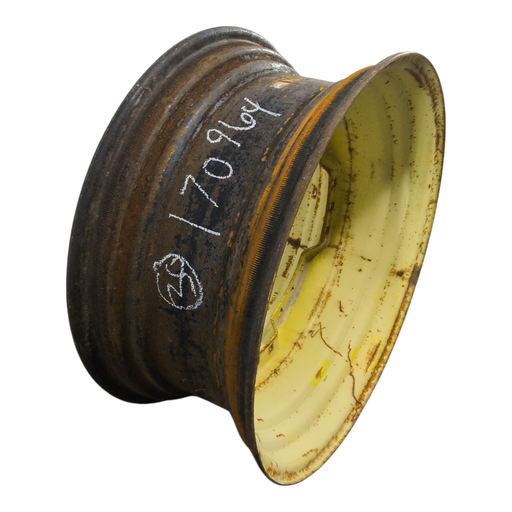 [NTS-170964] 13"W x 30"D, John Deere Yellow 12-Hole Waffle Wheel (Groups of 3 bolts)