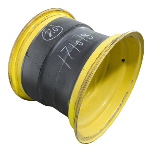 [NTS-171018] 16"W x 20"D, John Deere Yellow 8-Hole Flat Plate