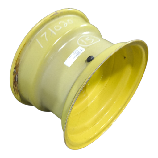 [NTS-171020] 10"W x 15"D, John Deere Yellow 6-Hole Flat Plate , -0.44" Offset