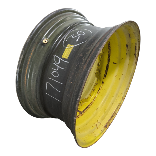 [NTS-171049] 15"W x 30"D, John Deere Yellow 12-Hole Waffle Wheel (Groups of 3 bolts)