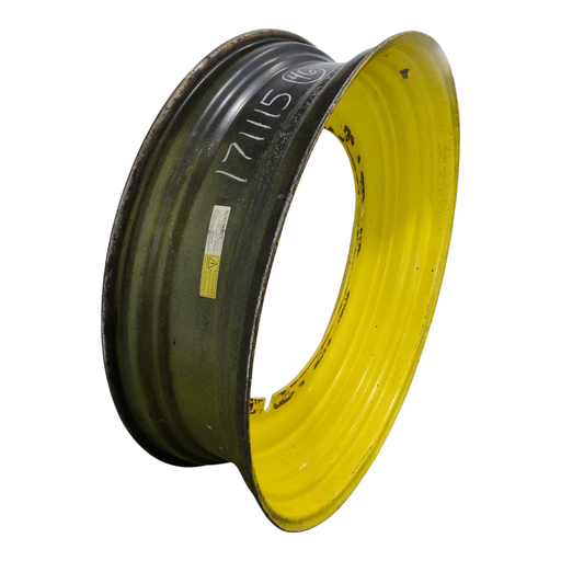 [NTS-171115] 13"W x 46"D, John Deere Yellow 12-Hole Stub Disc , -3.25" Offset