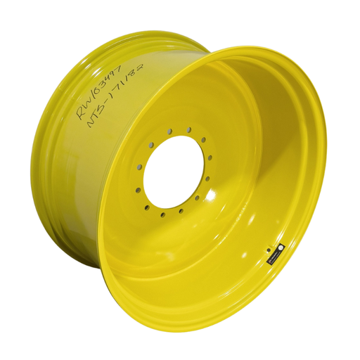 [NTS-171182] 18"W x 38"D, John Deere Yellow 12-Hole Bubble Disc , -3.25" Offset