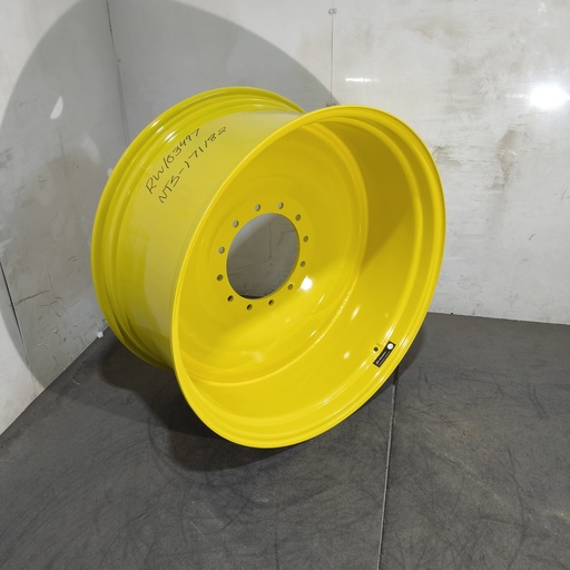 [NTS-171182] 18"W x 38"D, John Deere Yellow 12-Hole Bubble Disc , -3.25" Offset