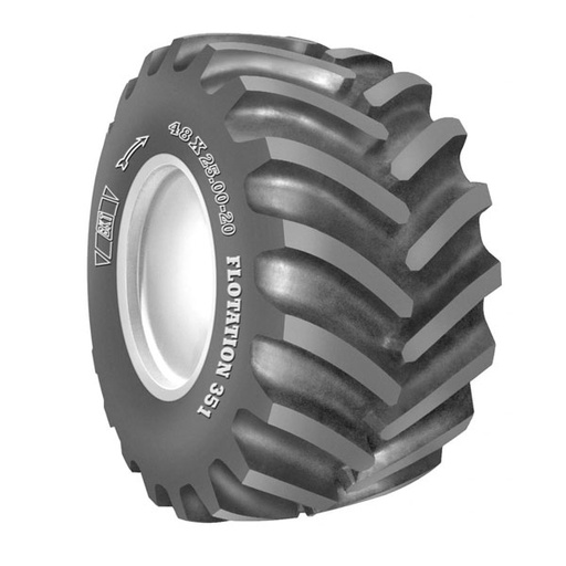 [94029495(SIS)] 66x43.00-25 BKT Tires FL 351 High Flotation HF-3 H (16 Ply), 100%