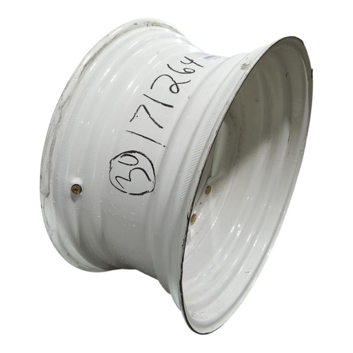 [NTS-171264] 15"W x 30"D, Ford / New Holland White 12-Hole Waffle Wheel (Groups of 3 bolts) , 2.5" Offset