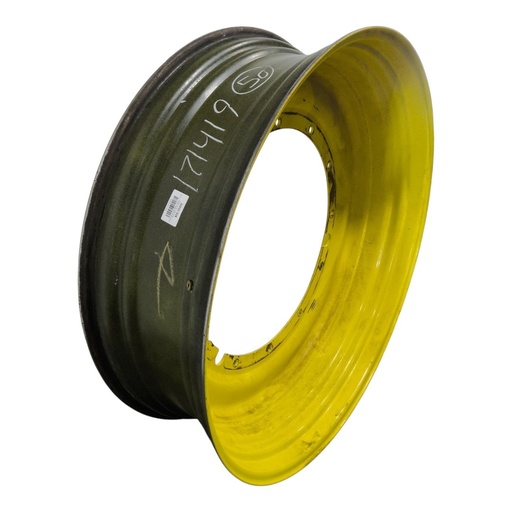 [NTS-171419] 15"W x 50"D, John Deere Yellow 12-Hole Stub Disc , -3.12" Offset