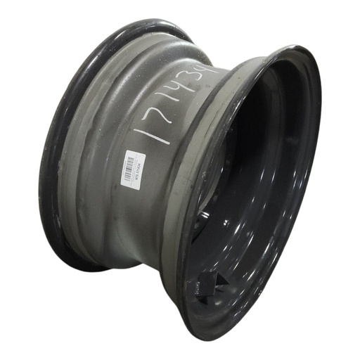 [NTS-171434] 13"W x 25"D, AGCO GRAY/ BLACK 10-Hole Formed Plate , -0.5" Offset