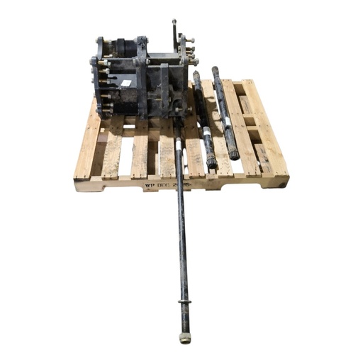 [NTS-171493] 11.25"L Combine Frame Extension for Case-IH Combine 5000/6000/7000 Series / New Holland ("B" Prior 2016, Std 12/12 Spline Drive Shafts), Black