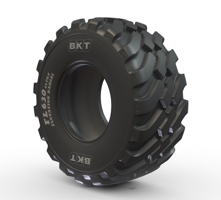 [94054220] 600/50R22.5 BKT Tires FL 630 Flotation HF-2 170A8 100%
