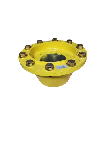 [1000EMY] 10-Hole Wedg-Loc Base, John Deere Yellow