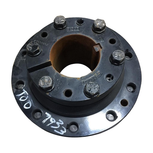 [T007933] 10-Hole Wedg-Lok OE Style, 5" (127mm) axle, Black