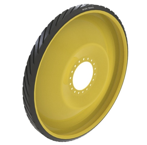 [3W-0206MLPJD] 5" Wide Driver Wheel (RH) for John Deere Rowcrop Tractors Series 8RT, Narrow, Bolt-On(Rubber)