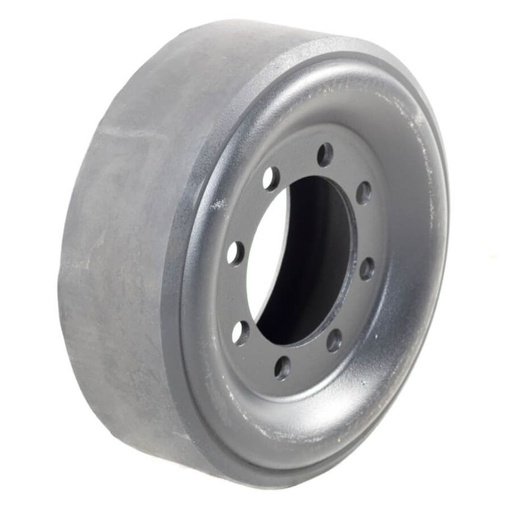 [4W-5052RPA] 5.5" Wide Mid-Roller Bogie Wheel for AGCO Challanger Tractors Series MT700/MT800, Narrow, Steel Bolt-On Style, (Poly (Polyurethane))