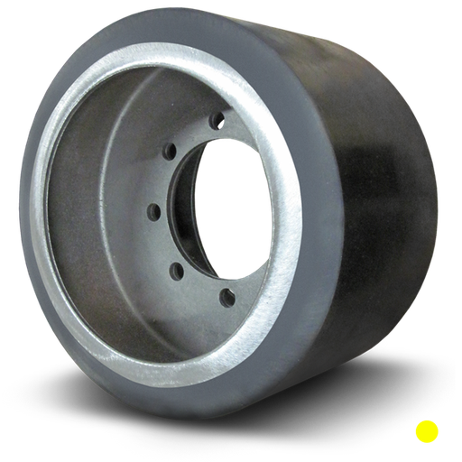 [SPAGCO01] 9.5" Wide Mid-Roller Bogie Wheel for AGCO Challenger Tractors Series MT700/MT800, Medium, Bolt-On(Poly)