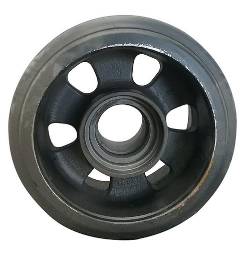 [SPDEERE02-516] 8" Wide Mid-Roller Bogie Wheel for John Deere Tillage Tractors Series 9000T-9010T, Hub/Bearing(Poly)