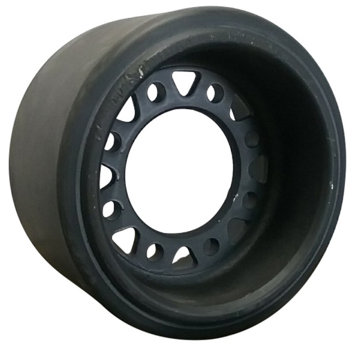 [SPDEERE07] 8" Wide Mid-Roller Bogie Wheel for John Deere Tillage Tractors Series 9020T, Also fits wide 8020T, Cast Bolt-On(Poly)
