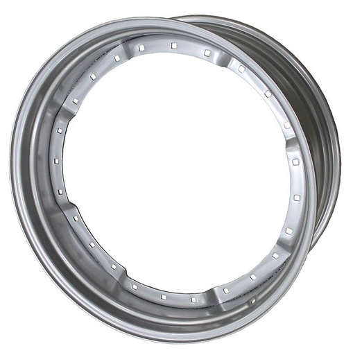 [28598] 12"W x 38"D, Case IH Silver Mist 12-Hole Waffle Wheel (Groups of 3 bolts)