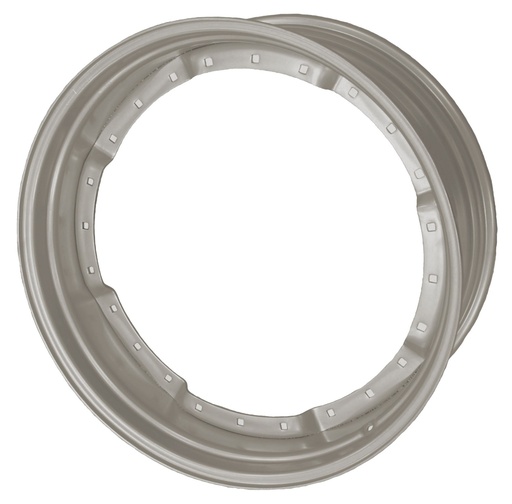 [64018] 15"W x 38"D, Case IH Silver Mist 12-Hole Waffle Wheel (Groups of 3 bolts)