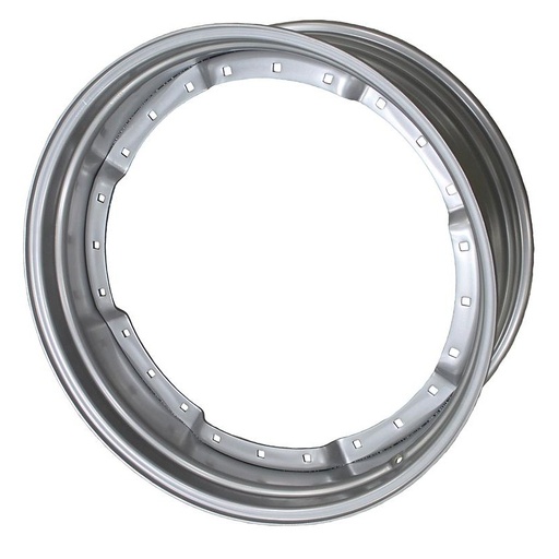 [69325] 10"W x 42"D, Case IH Silver Mist 12-Hole Waffle Wheel (Groups of 3 bolts)