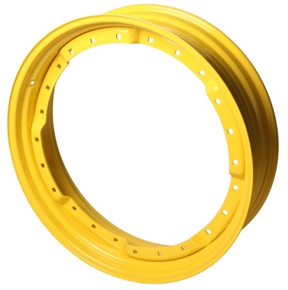 [69324] 10"W x 42"D, John Deere Yellow 12-Hole Waffle Wheel (Groups of 3 bolts)