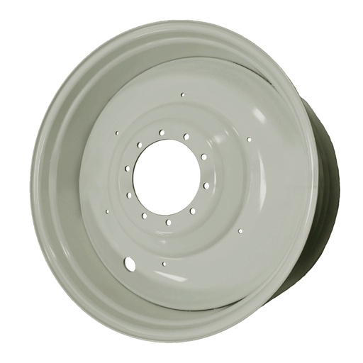 [051352800SM] 20"W x 42"D, Case IH Silver Mist 10-Hole Formed Plate , -9.62" Offset