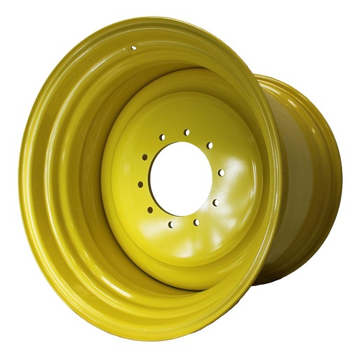 [71015] 27"W x 32"D, John Deere Yellow 10-Hole Formed Plate , 2.94" Offset