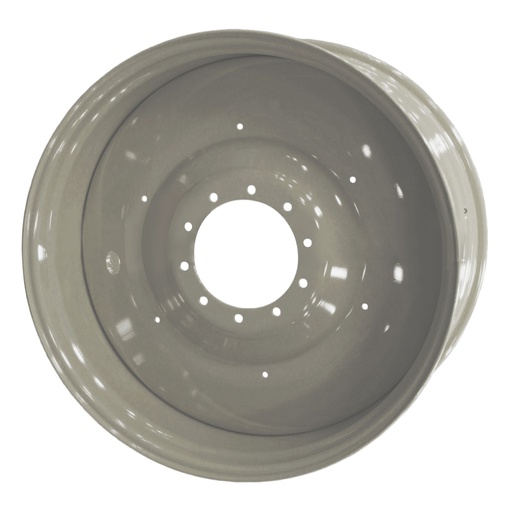 [71179] 23"W x 42"D, Case IH Silver Mist 10-Hole Formed Plate , -7.97" Offset