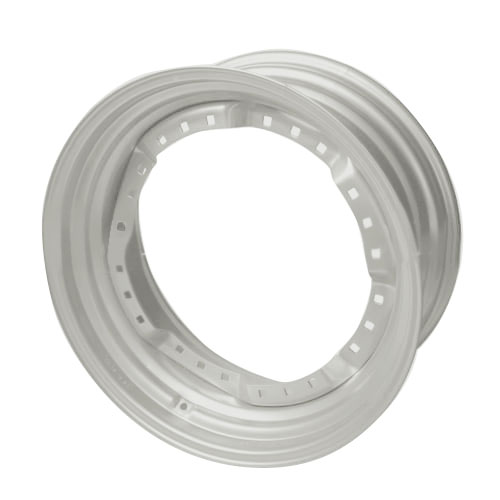 [28528] 15"W x 28"D, Ford / New Holland White 12-Hole Waffle Wheel (Groups of 2 Bolts)