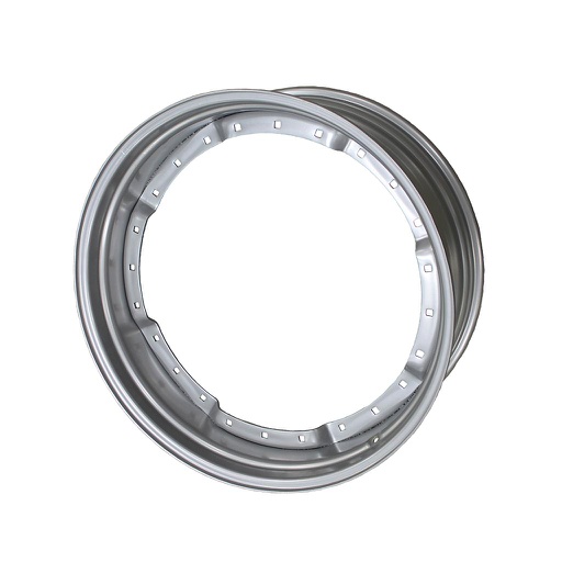 [28572] 10"W x 34"D, Case IH Silver Mist 12-Hole Waffle Wheel (Groups of 3 bolts)