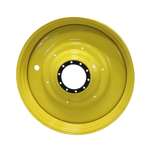 [051551600Y] 16"W x 46"D, John Deere Yellow 10-Hole Formed Plate