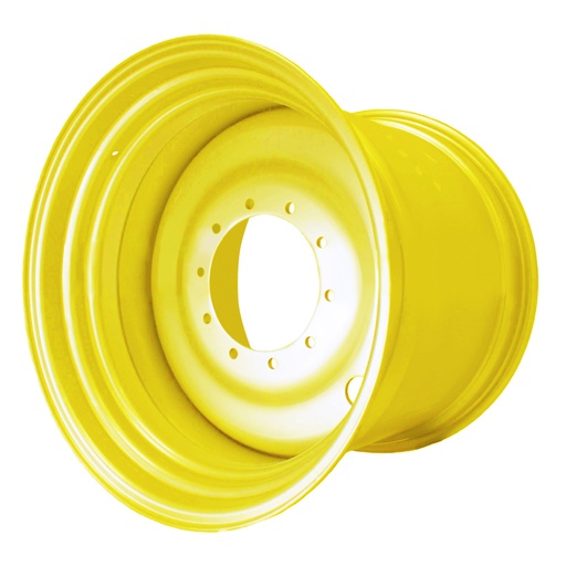 [62366] 27"W x 32"D, John Deere Yellow 10-Hole Formed Plate , 2.81" Offset