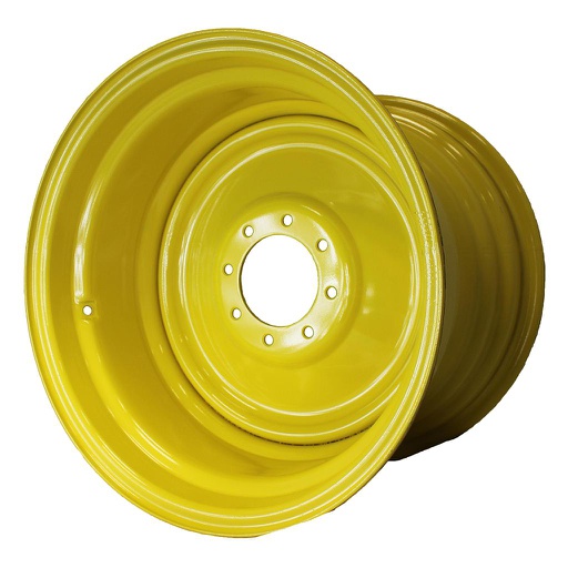 [39166] 20"W x 26"D, John Deere Yellow 8-Hole Formed Plate