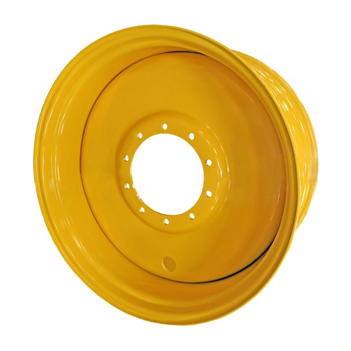 [69322] 18"W x 38"D, Hagie Orange 10-Hole Formed Plate Sprayer , -4.94" Offset