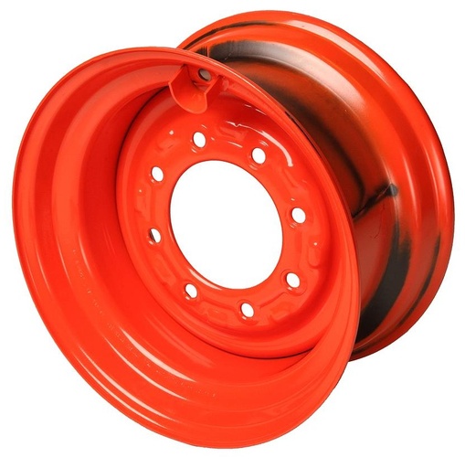 [15362] 9.75"W x 16.5"D, Bobcat Orange 8-Hole Skid Steer