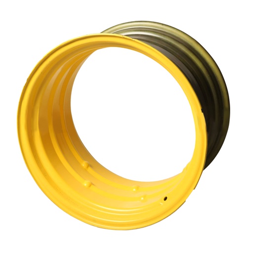 [27567] 15"W x 24"D, Industrial Yellow 8-Hole Double Bevel